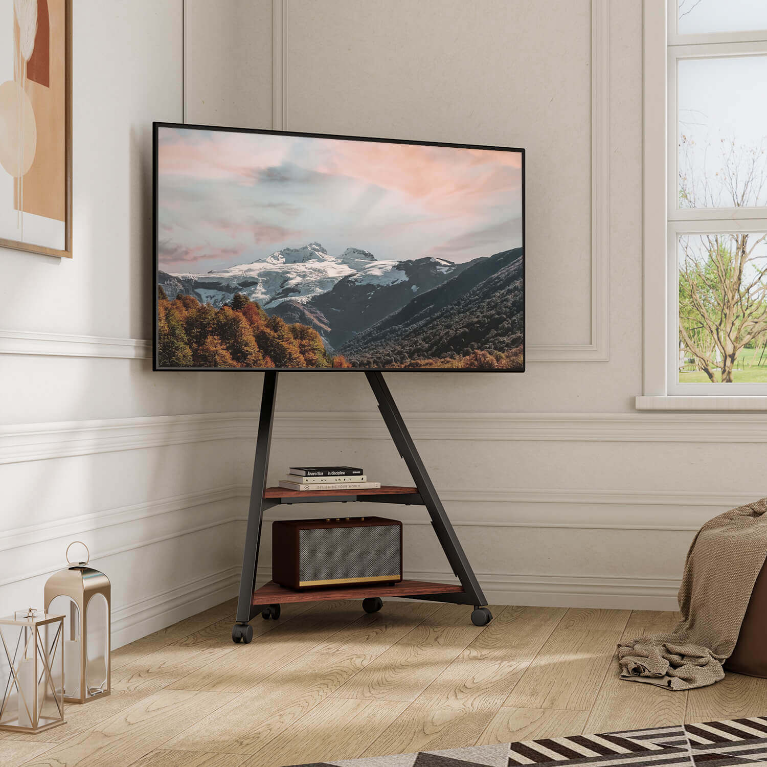 corner tv stand fitueyes