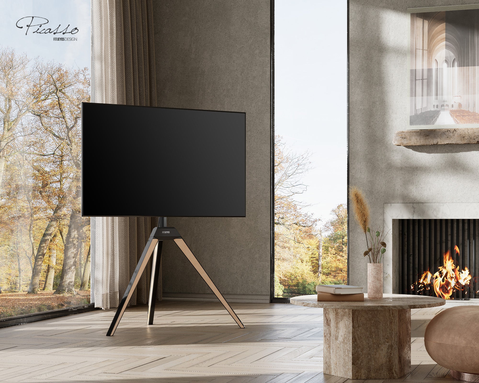 Picasso FT65 living room tv stand