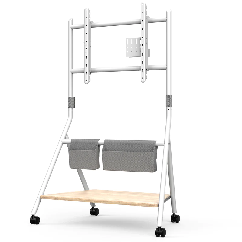 white tv stand with storage bag fitueyes 78 inch