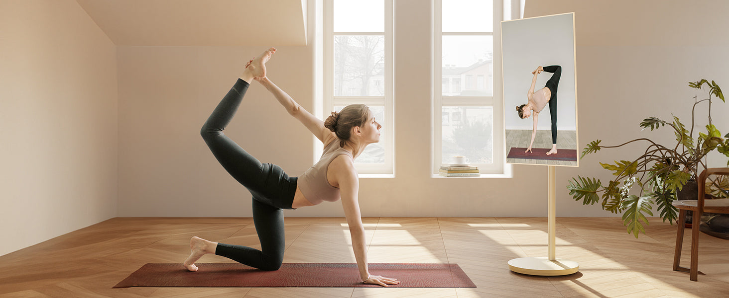 rotating tv stand with fitness