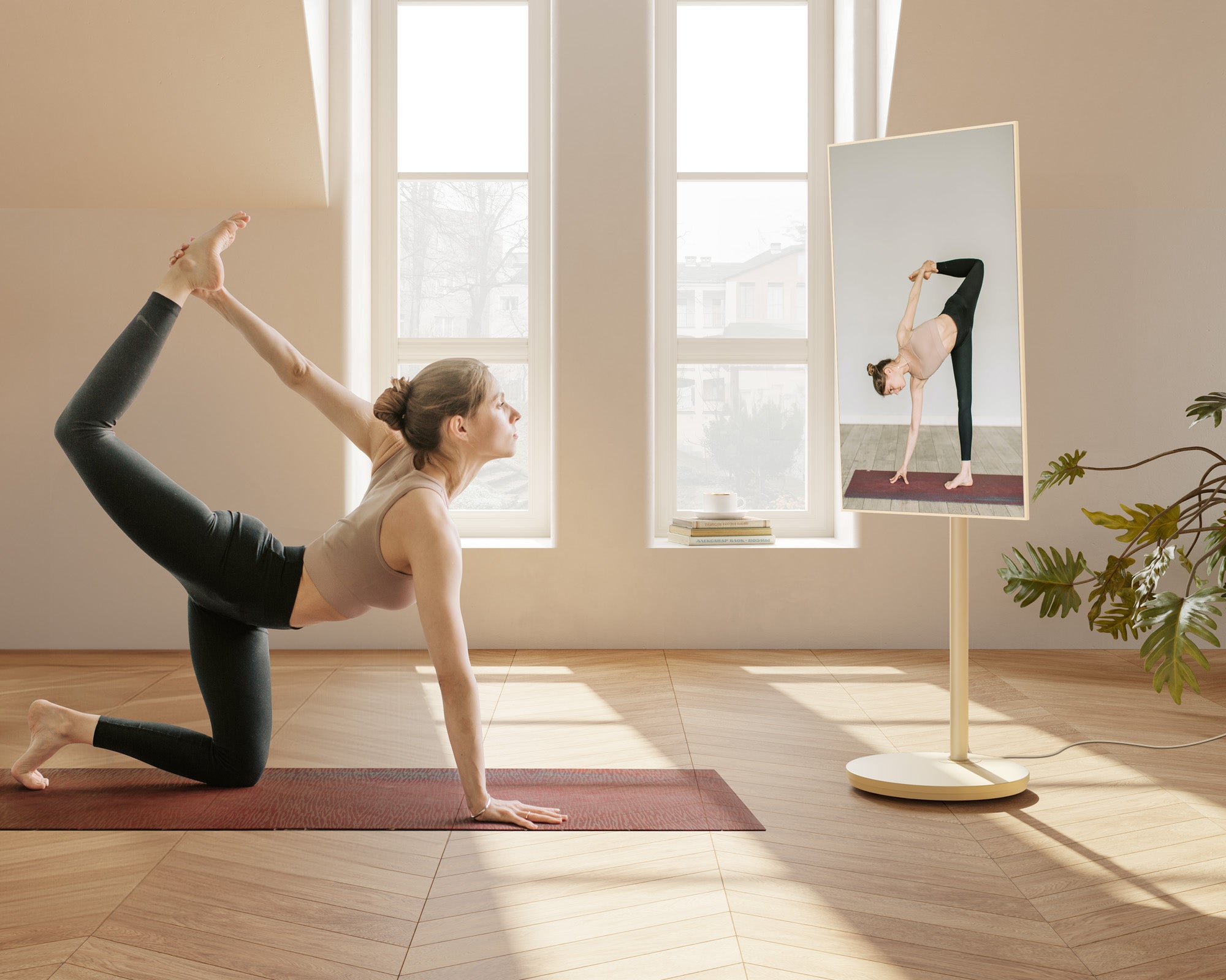 Master V2 PRO FT48 Floor TV Stand With Wheels