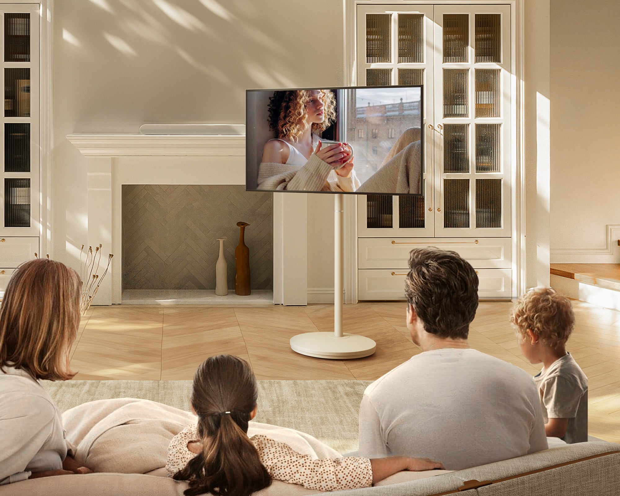 Master V2 PRO FT48 Floor TV Stand With Wheels