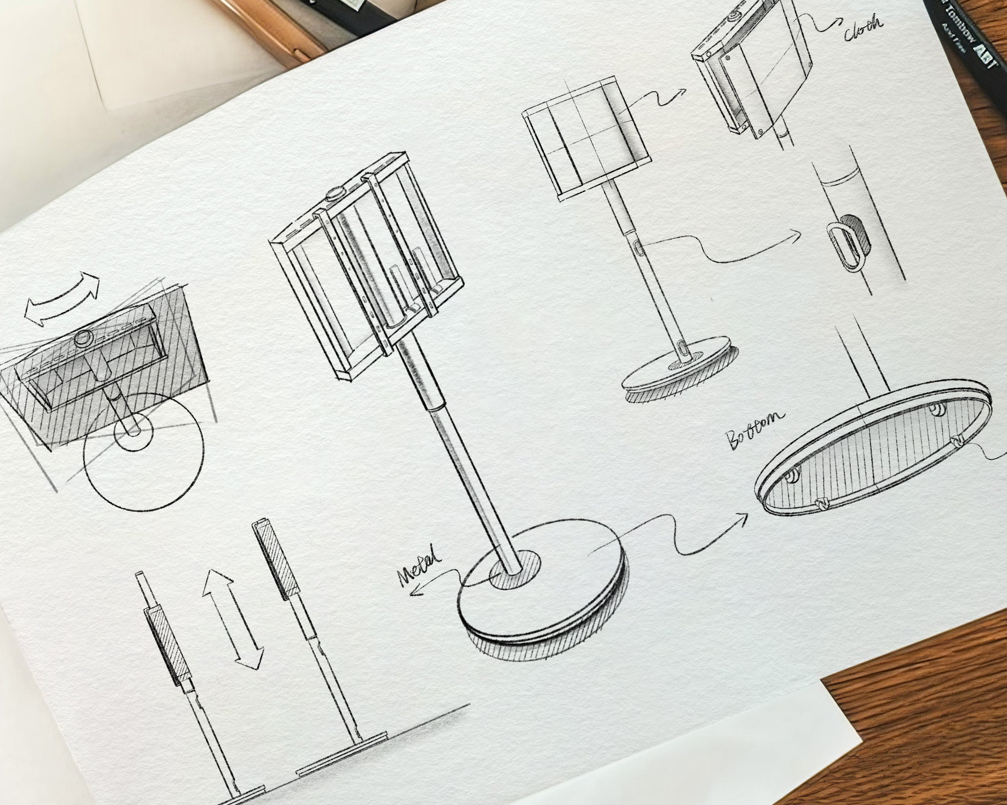 Master V2 FT65 Floor TV Stand With Wheels