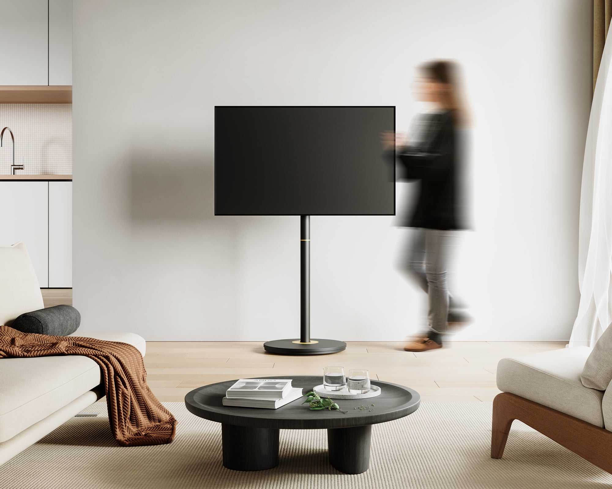 corner tv stand with modern style