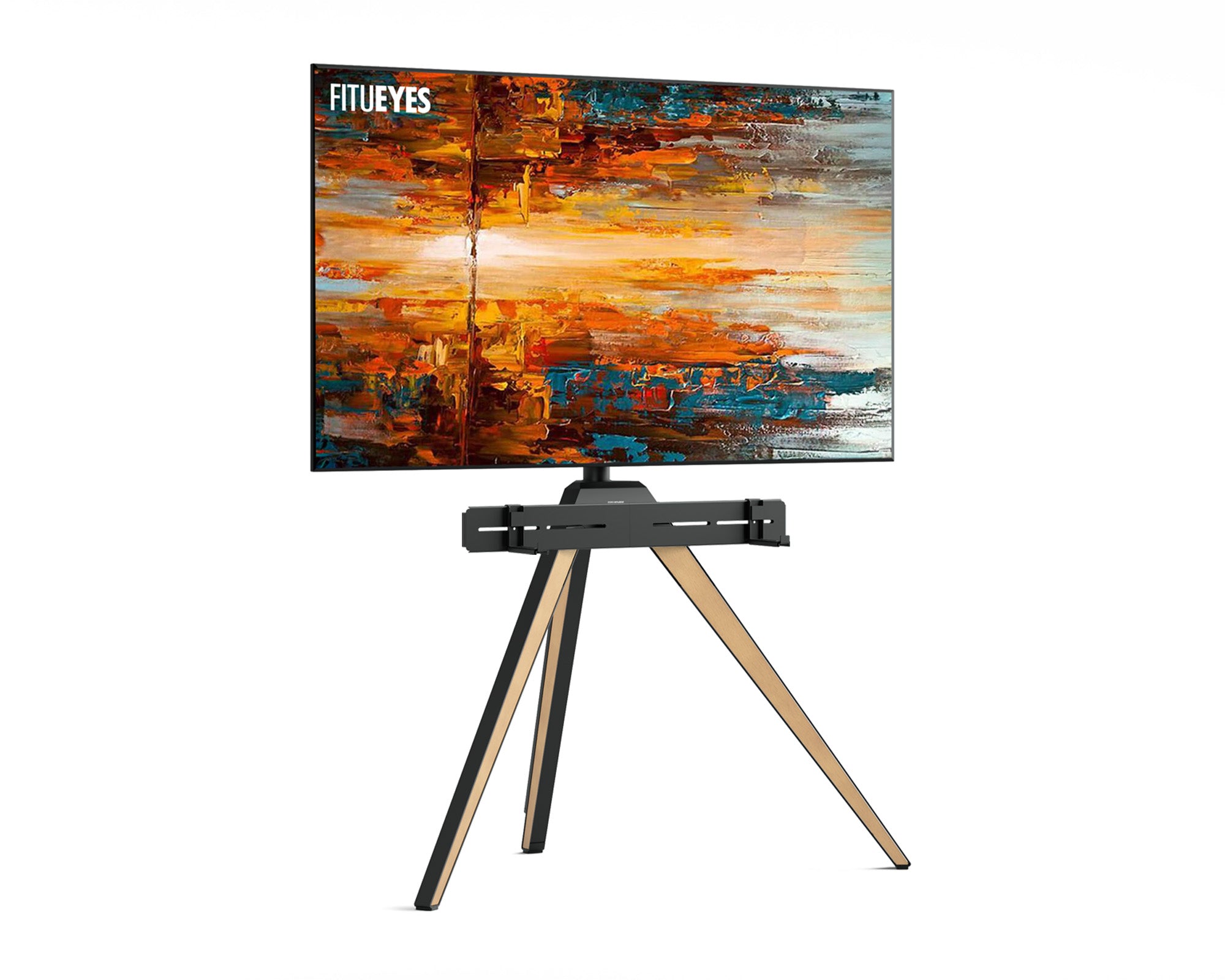 FITUEYES Picasso TV Stand with soundbar bracket