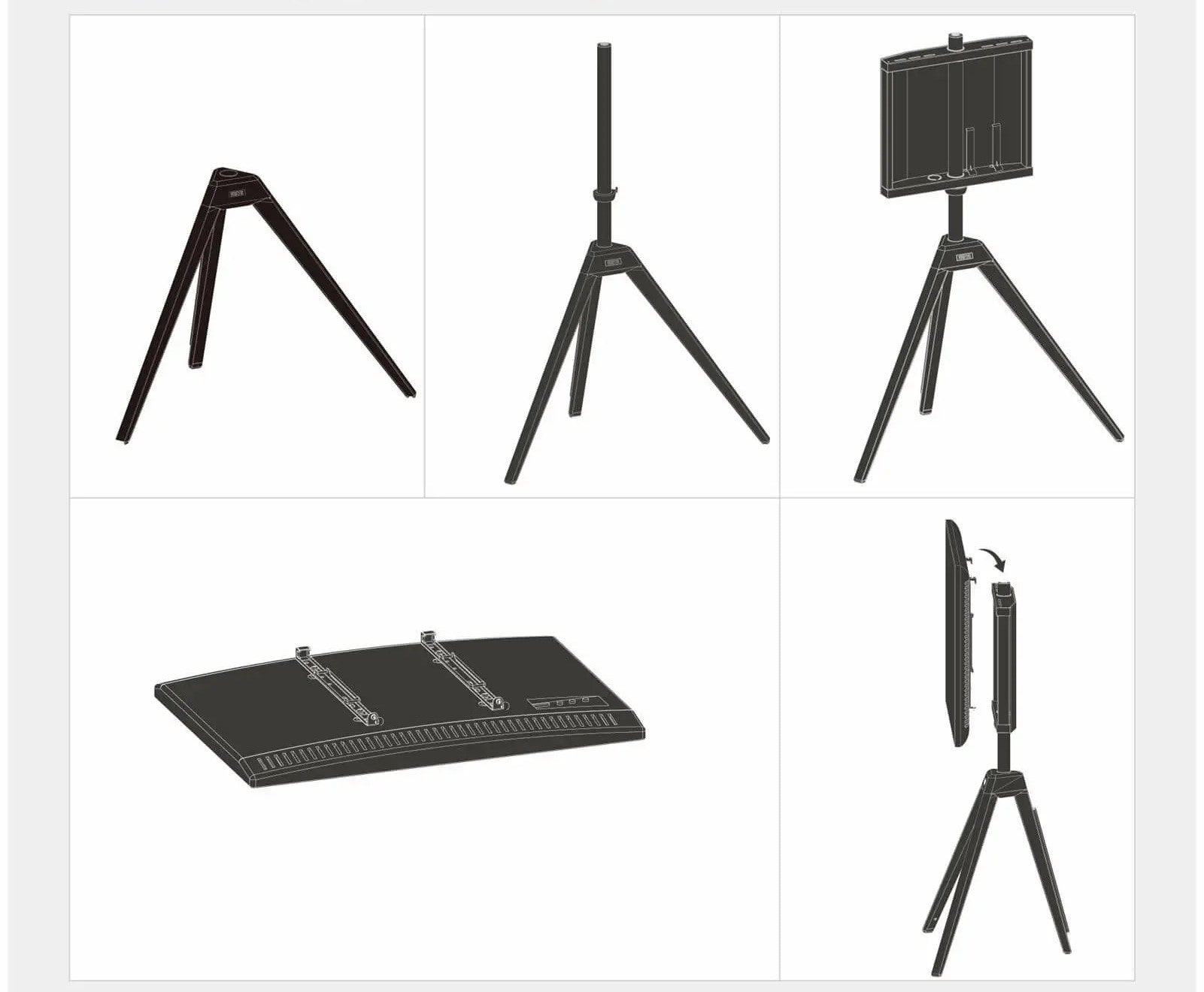 Tripod TV Stand Installment