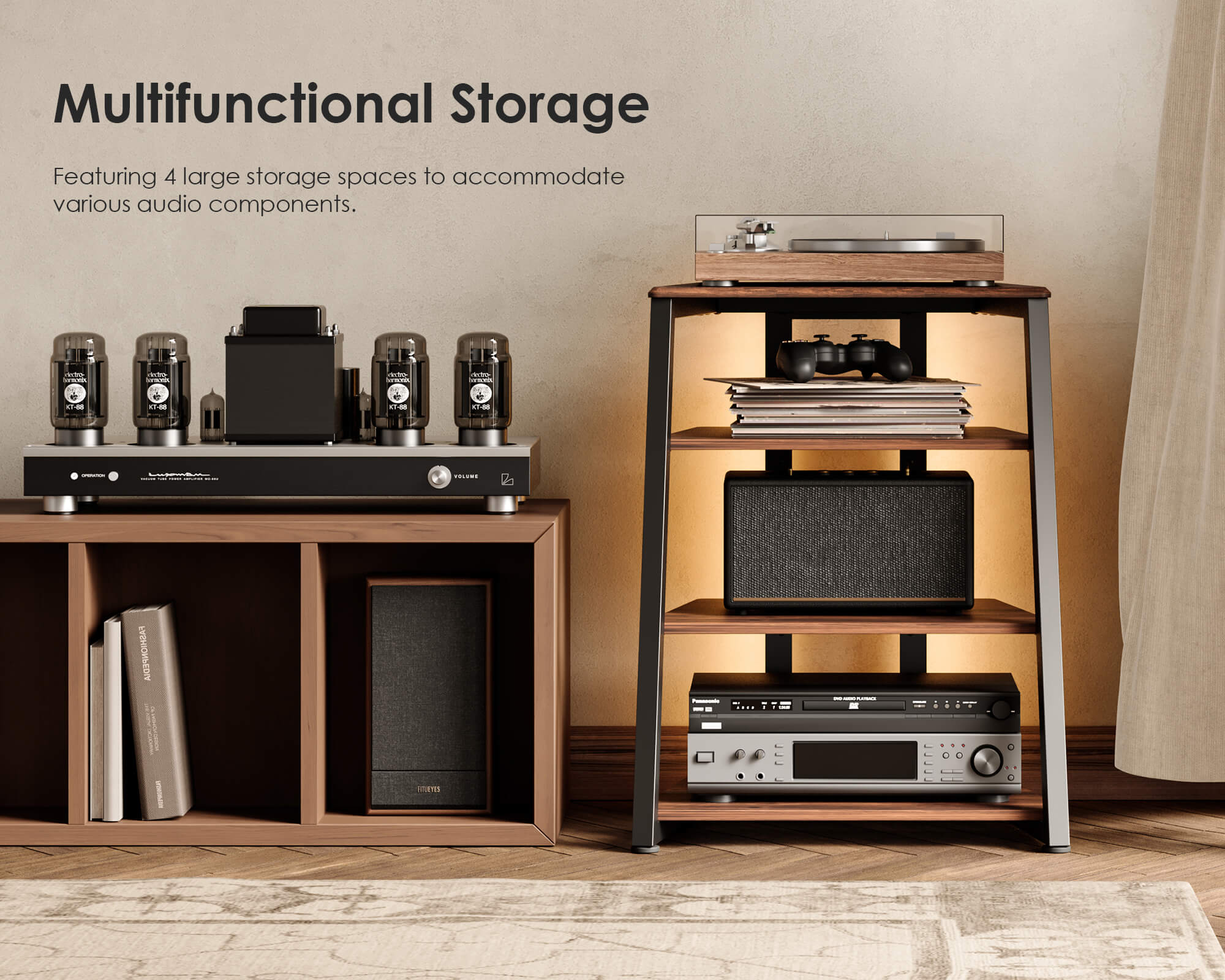 Eiffel V2 AS06 LED Audio Rack