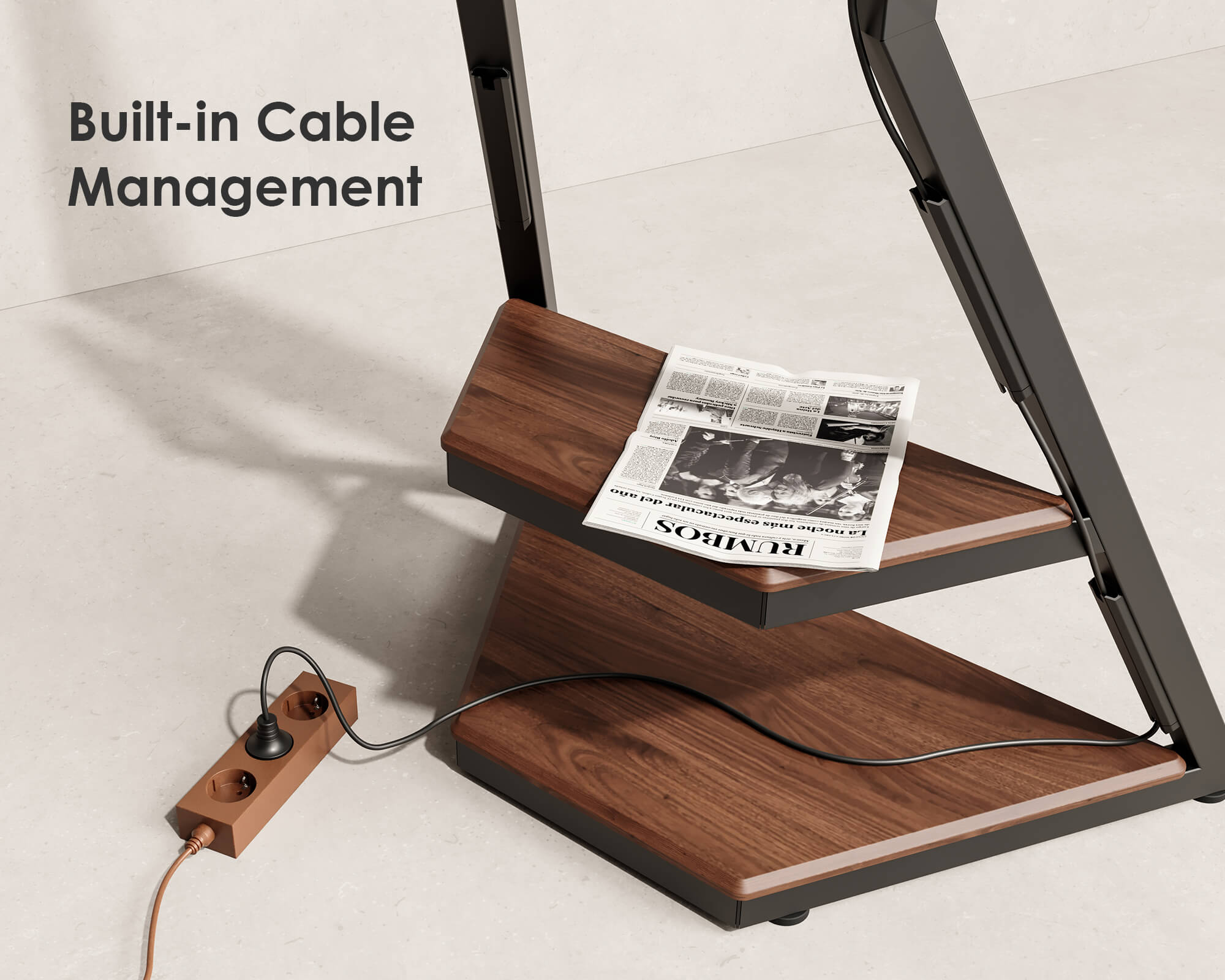 Eiffel FT65 Floor TV Stand With Wheels