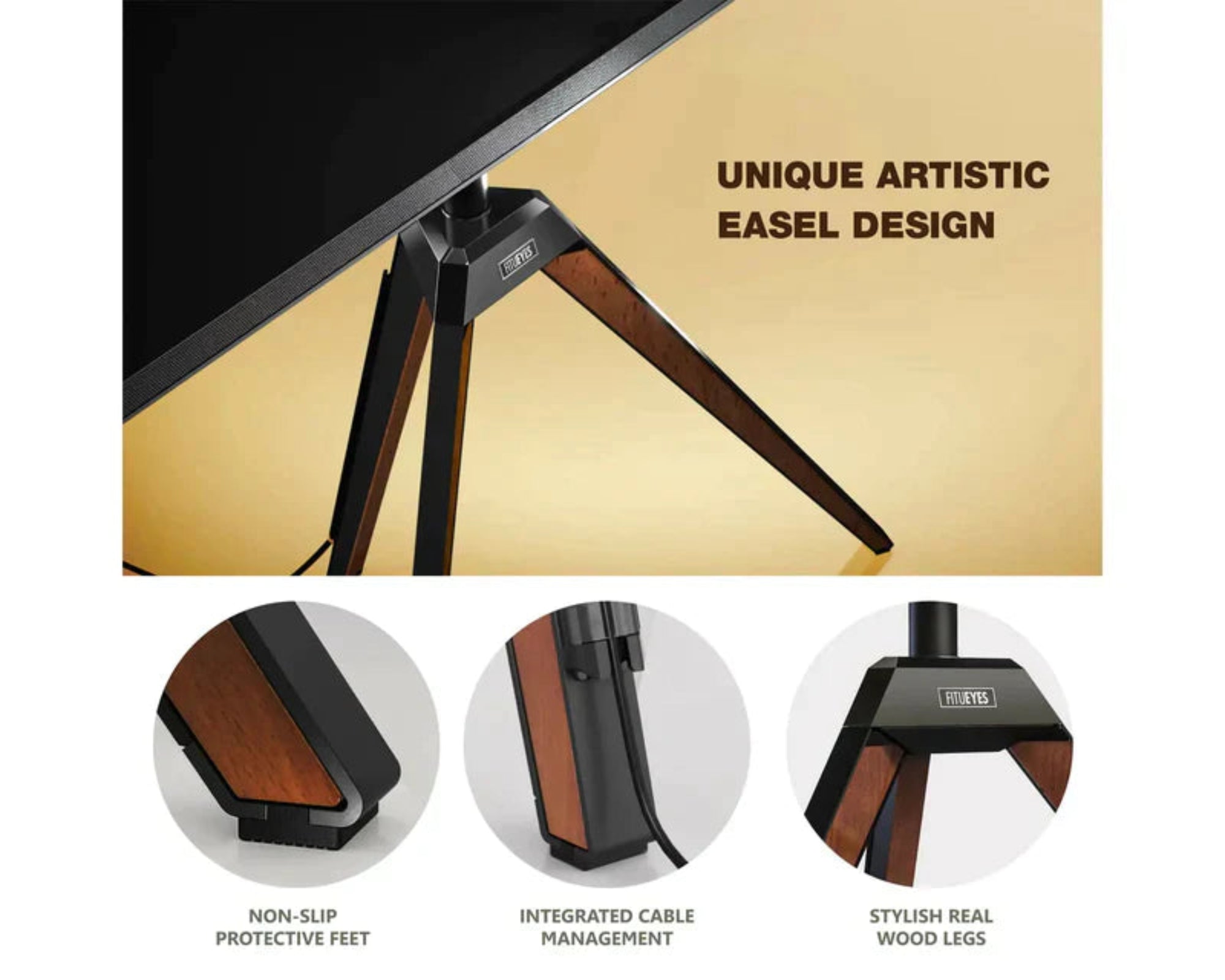 Triangular Artistic TV Stand fitueyes picasso series