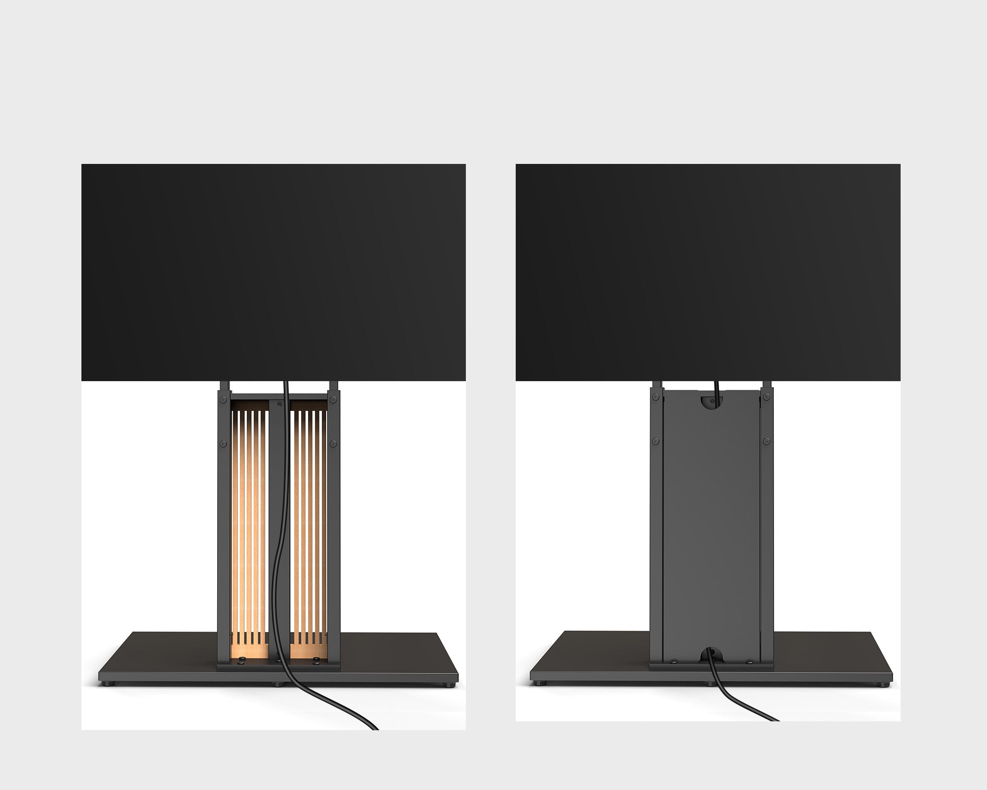universal tv stand with cable management