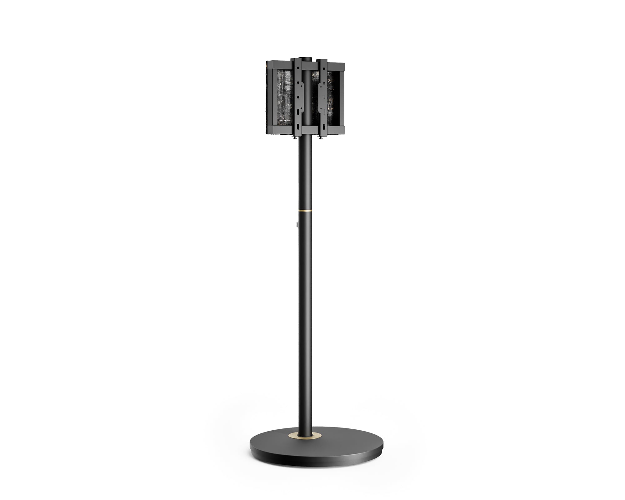 Fitueyes Master Series portable TV stand on rollers for 24-48 inch screens.
