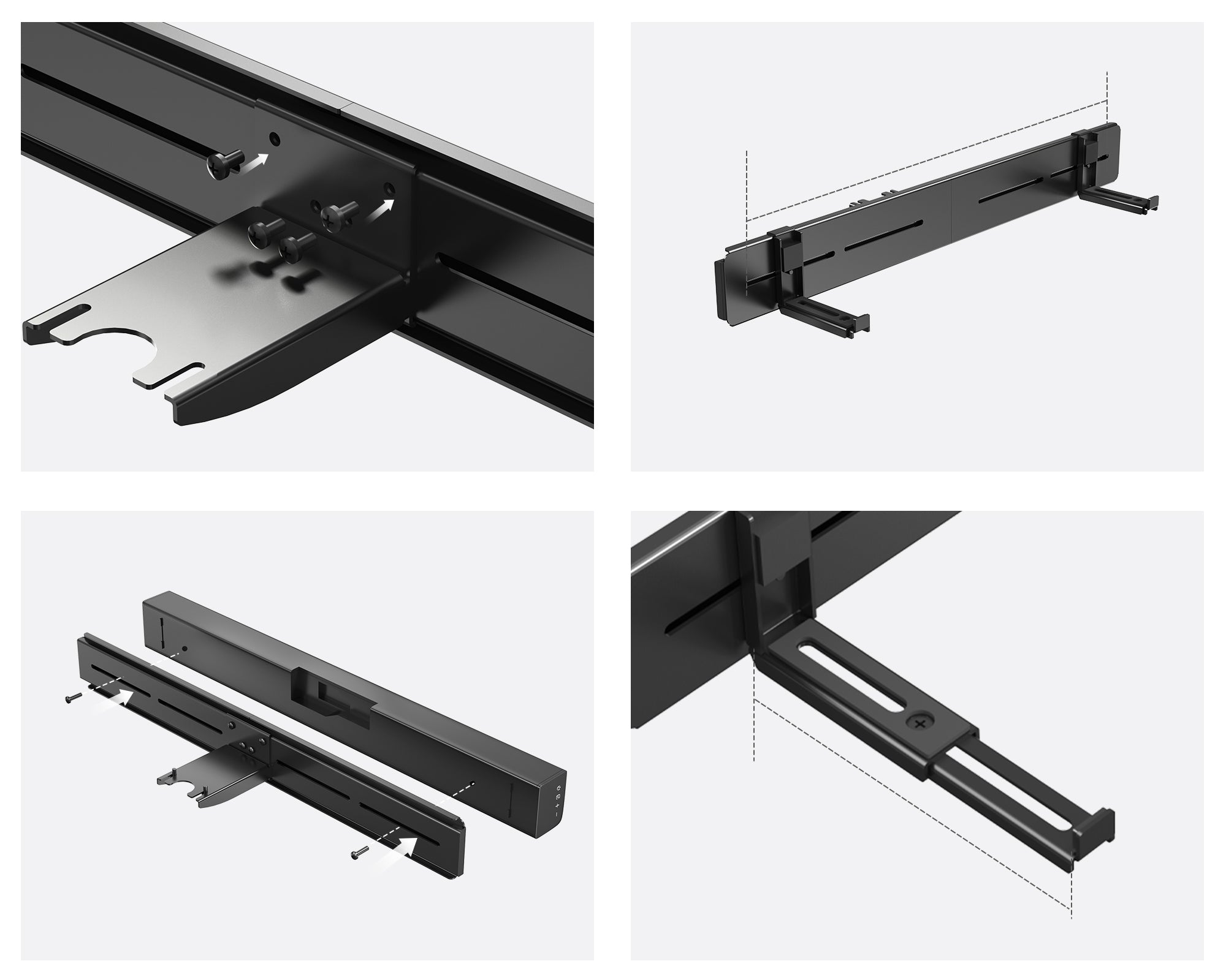 Soundbar bracket assembly Instructions