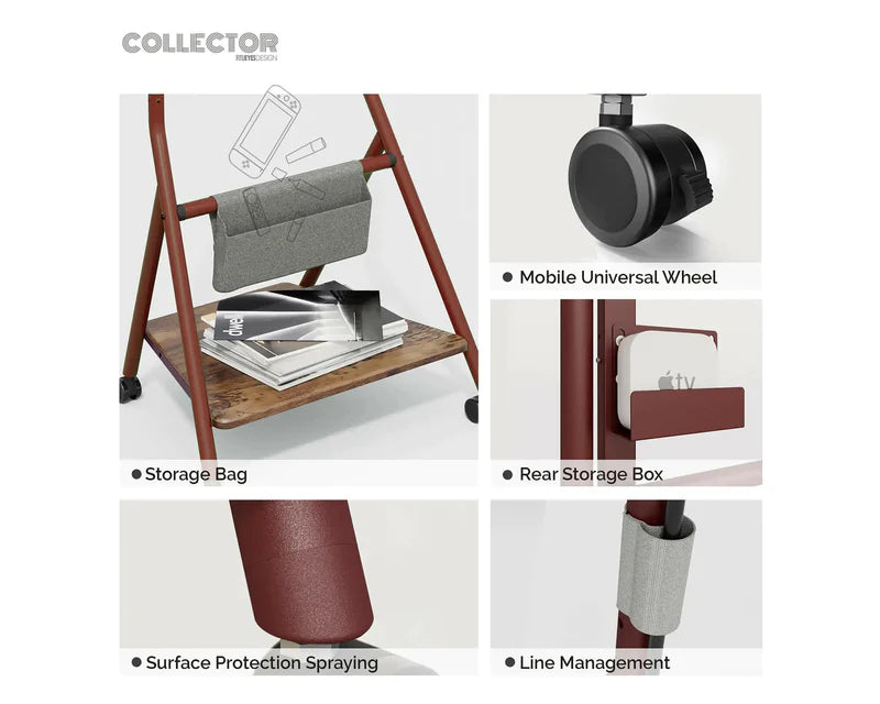 cable management tv stand FITUEYES collector series