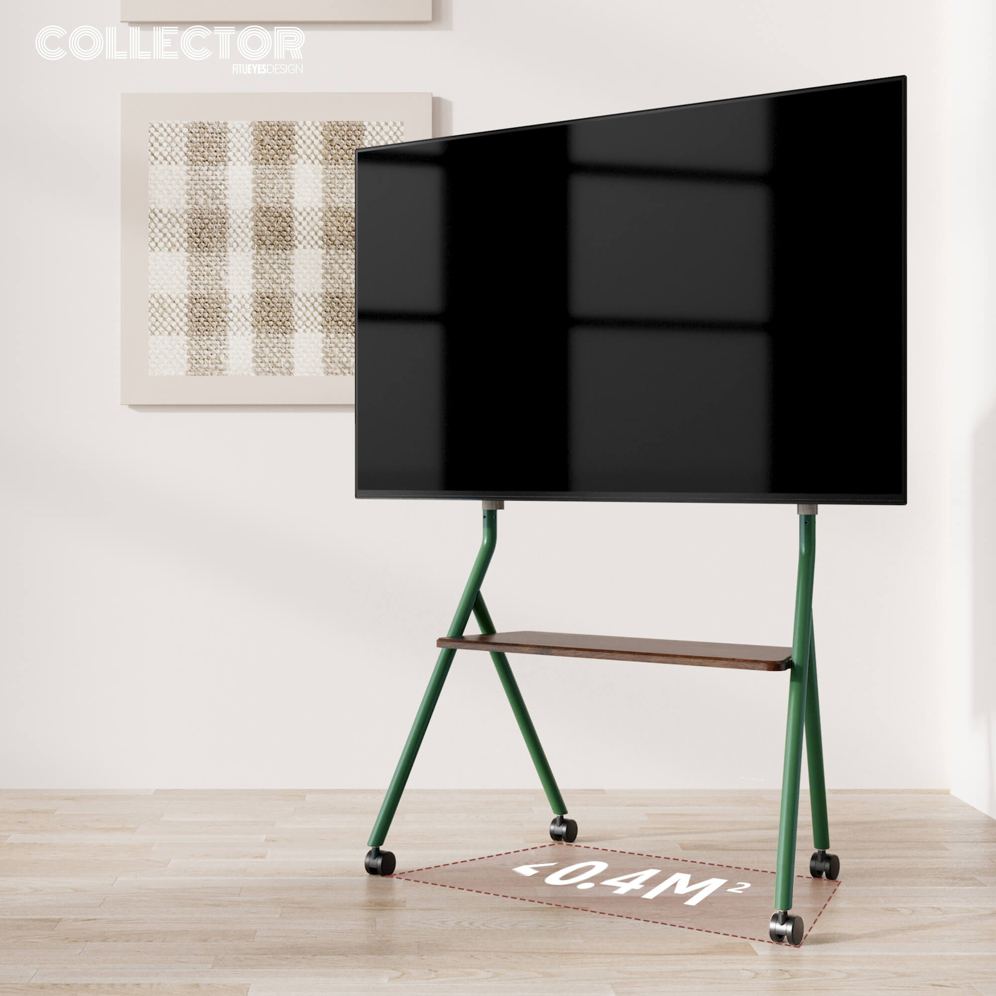 Collector TC78 Floor TV Stand Large Storage