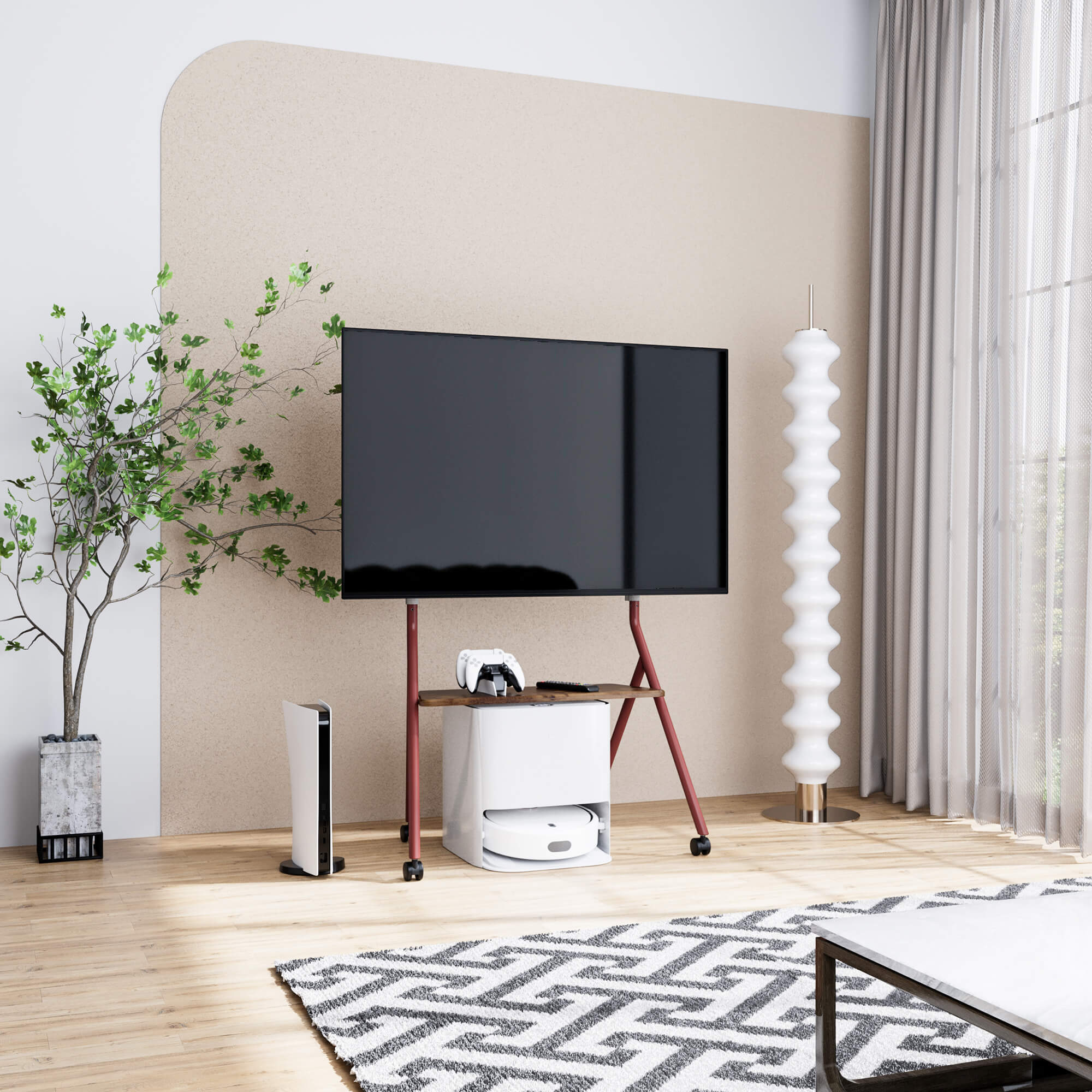 Collector TC78 Floor TV Stand Large Storage