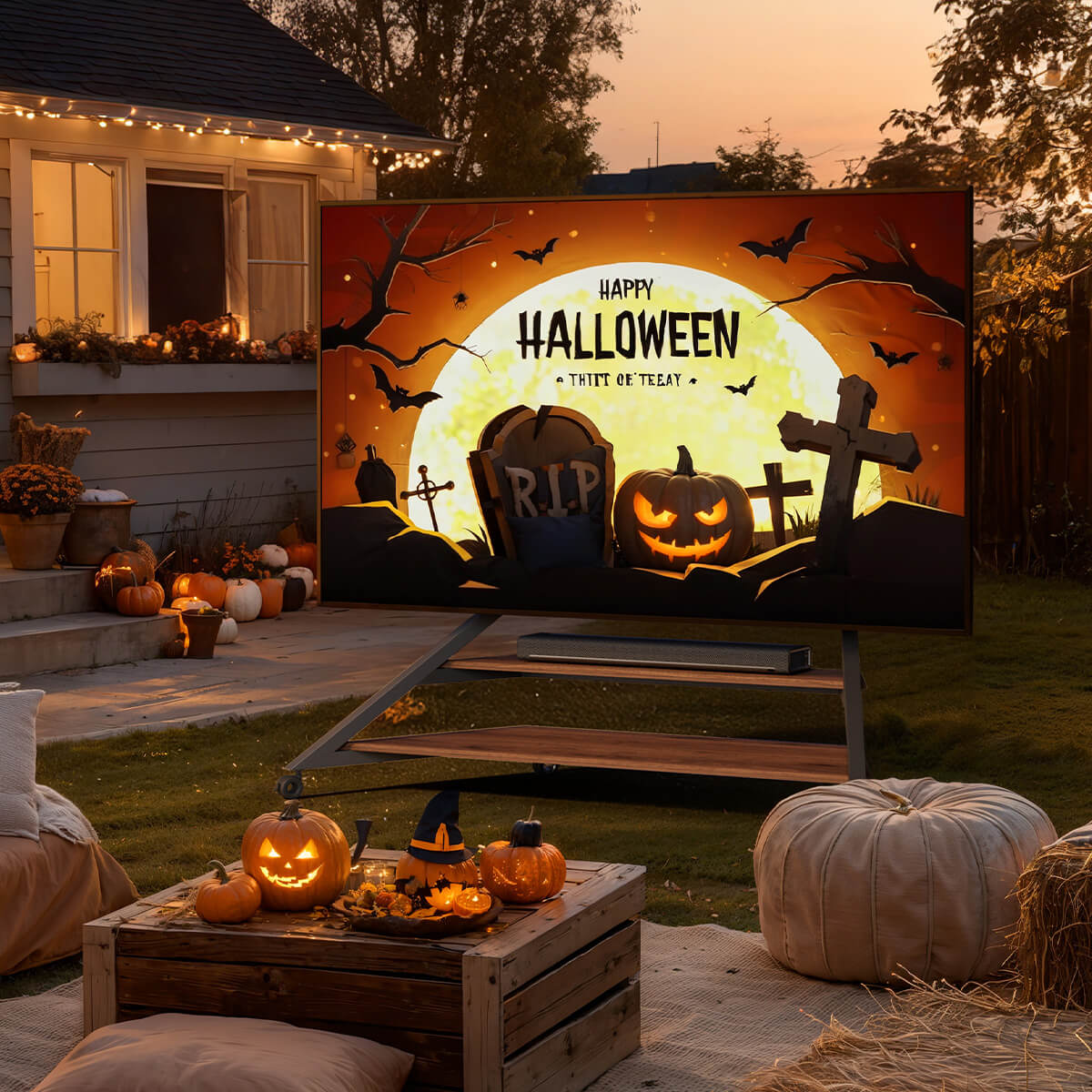 Halloween TV Stand