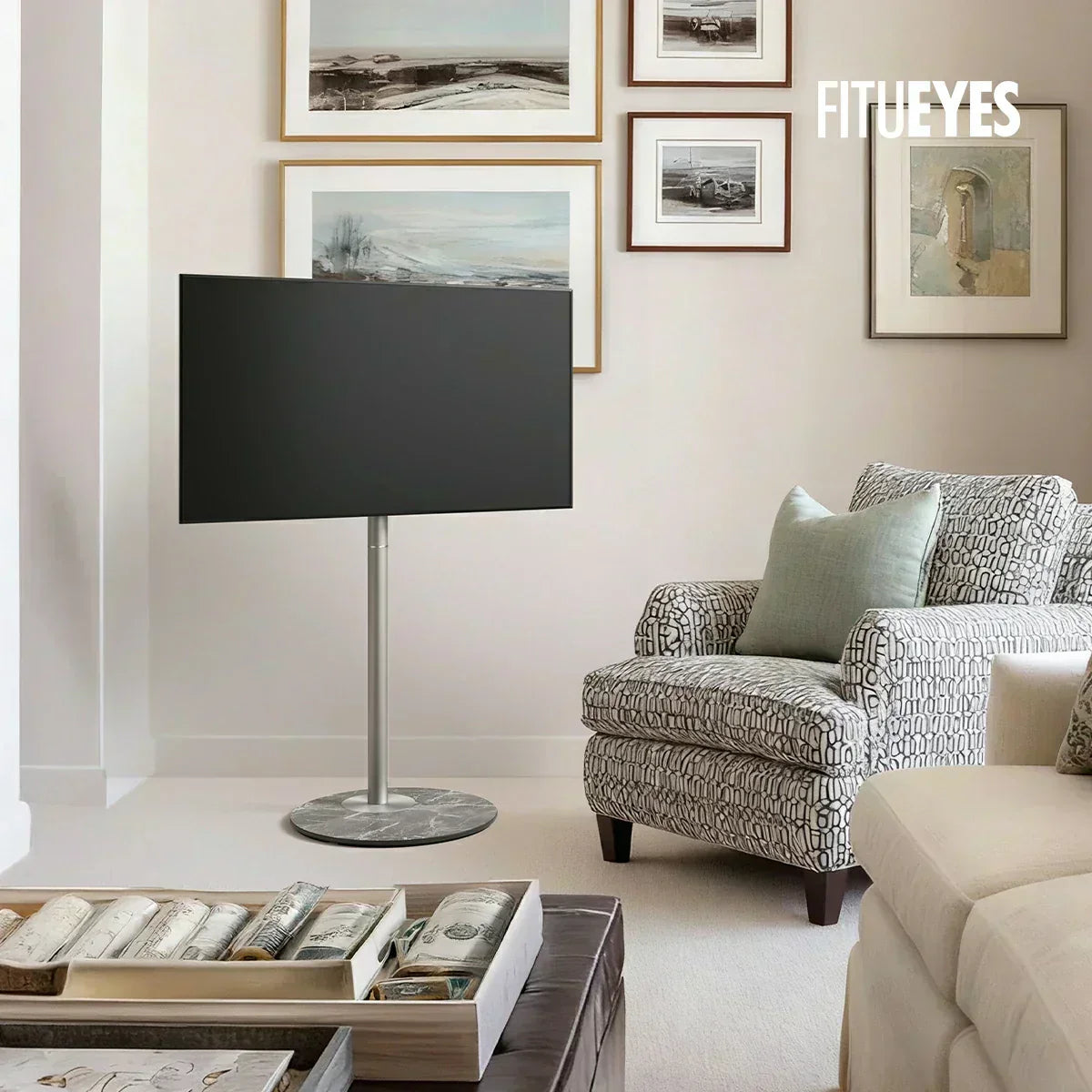 swivel tv stand