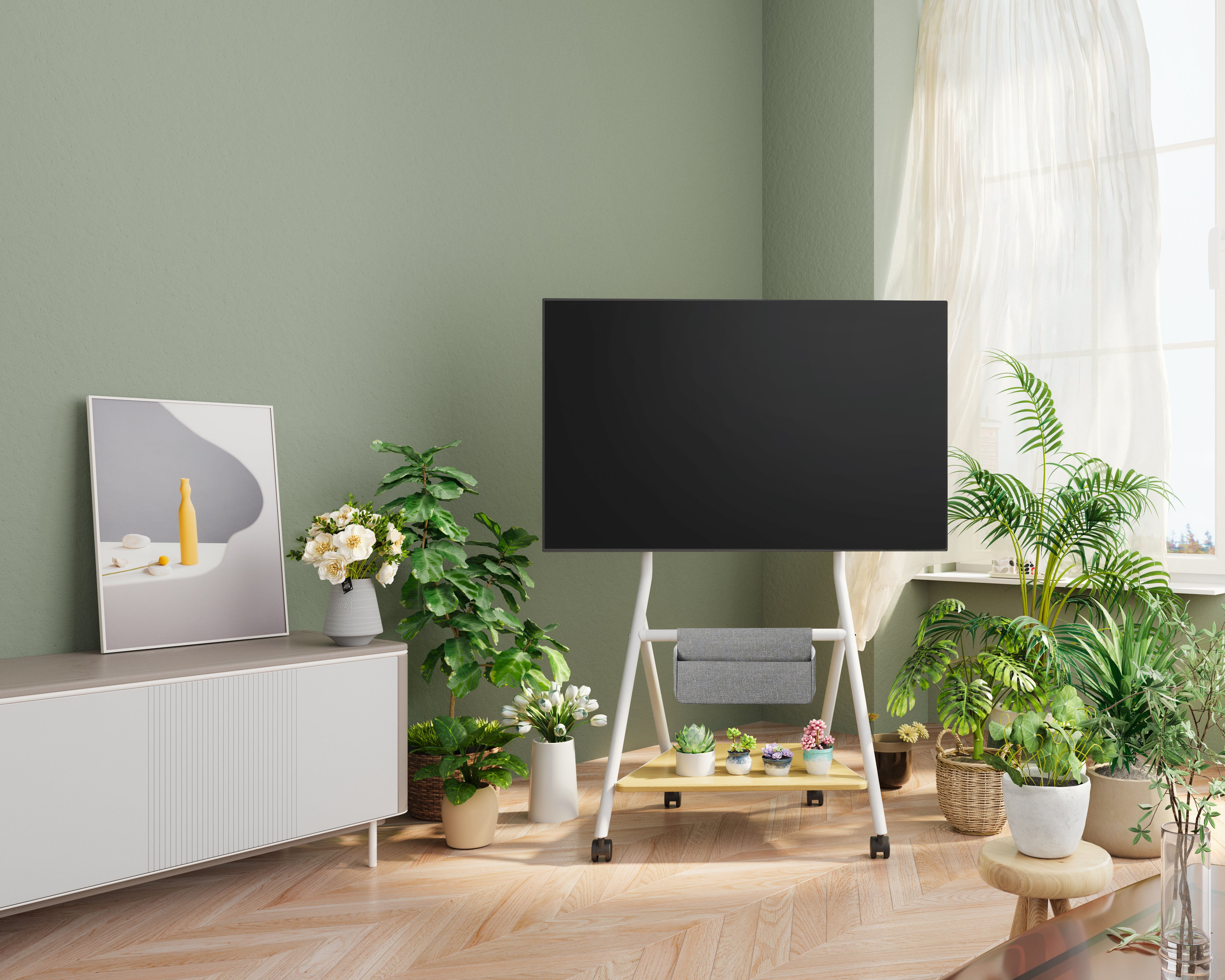43 inch smart tv​ stand fit all TVs