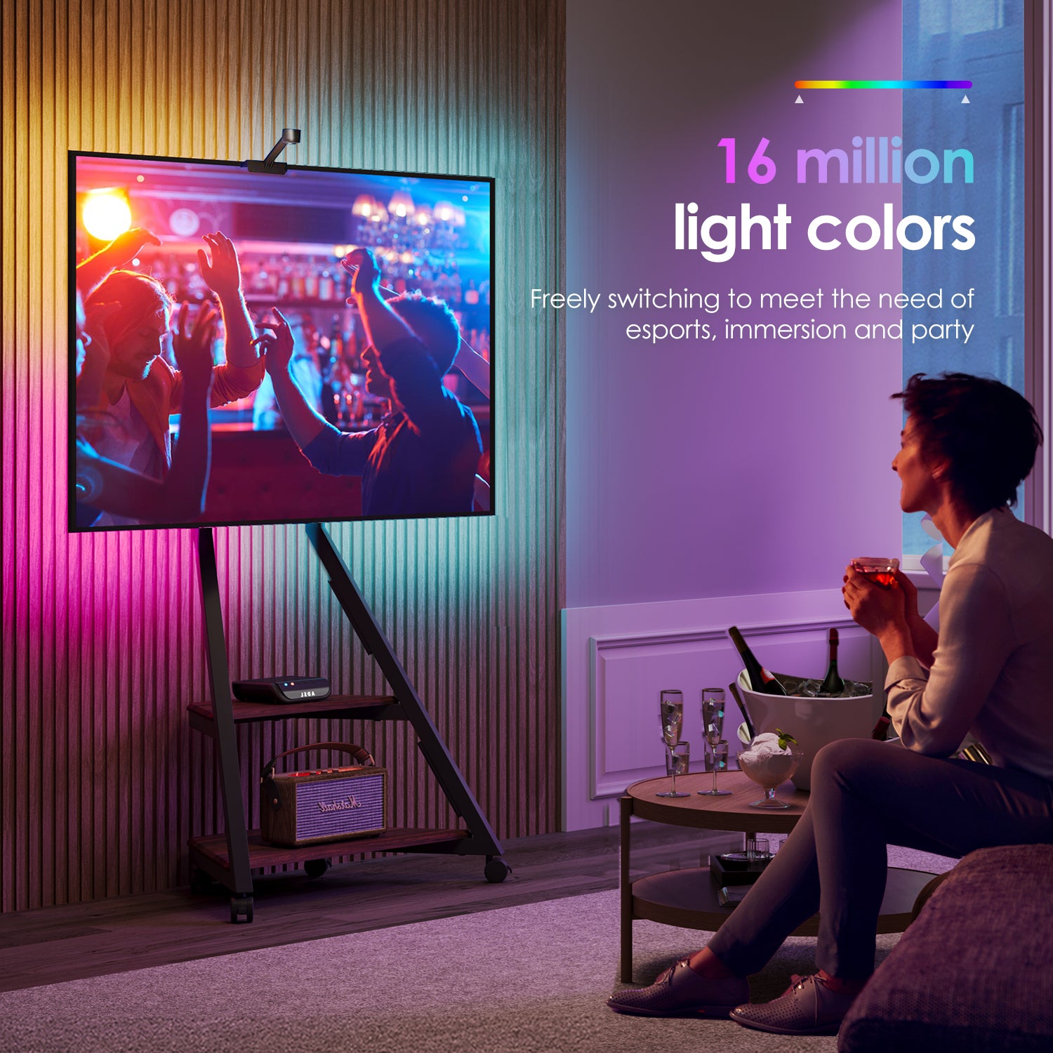 led backlight for tv that changes with picture​