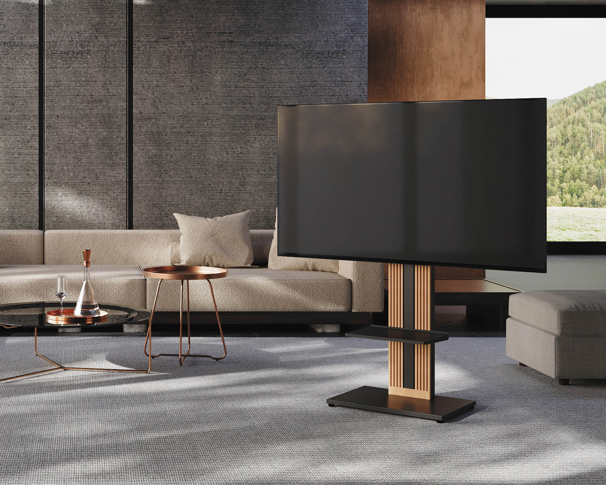 ZEN FT65 Floor TV Stand